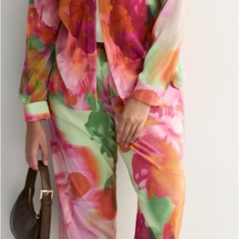 Floral Multicolor Women's Pants